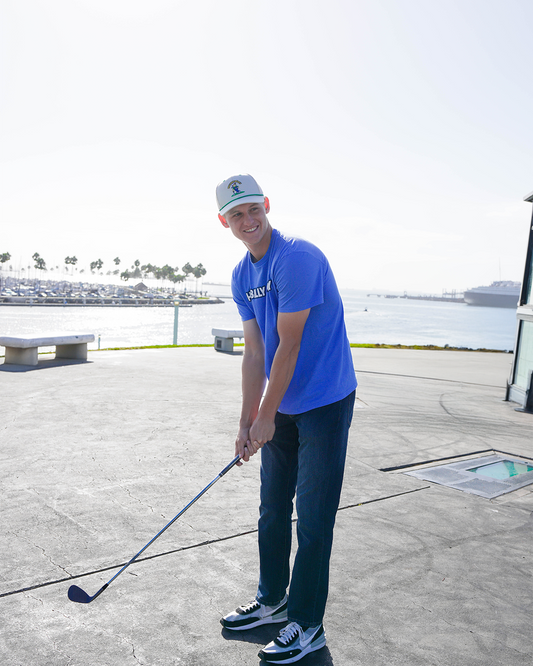 HB Light Blue Logo Tee