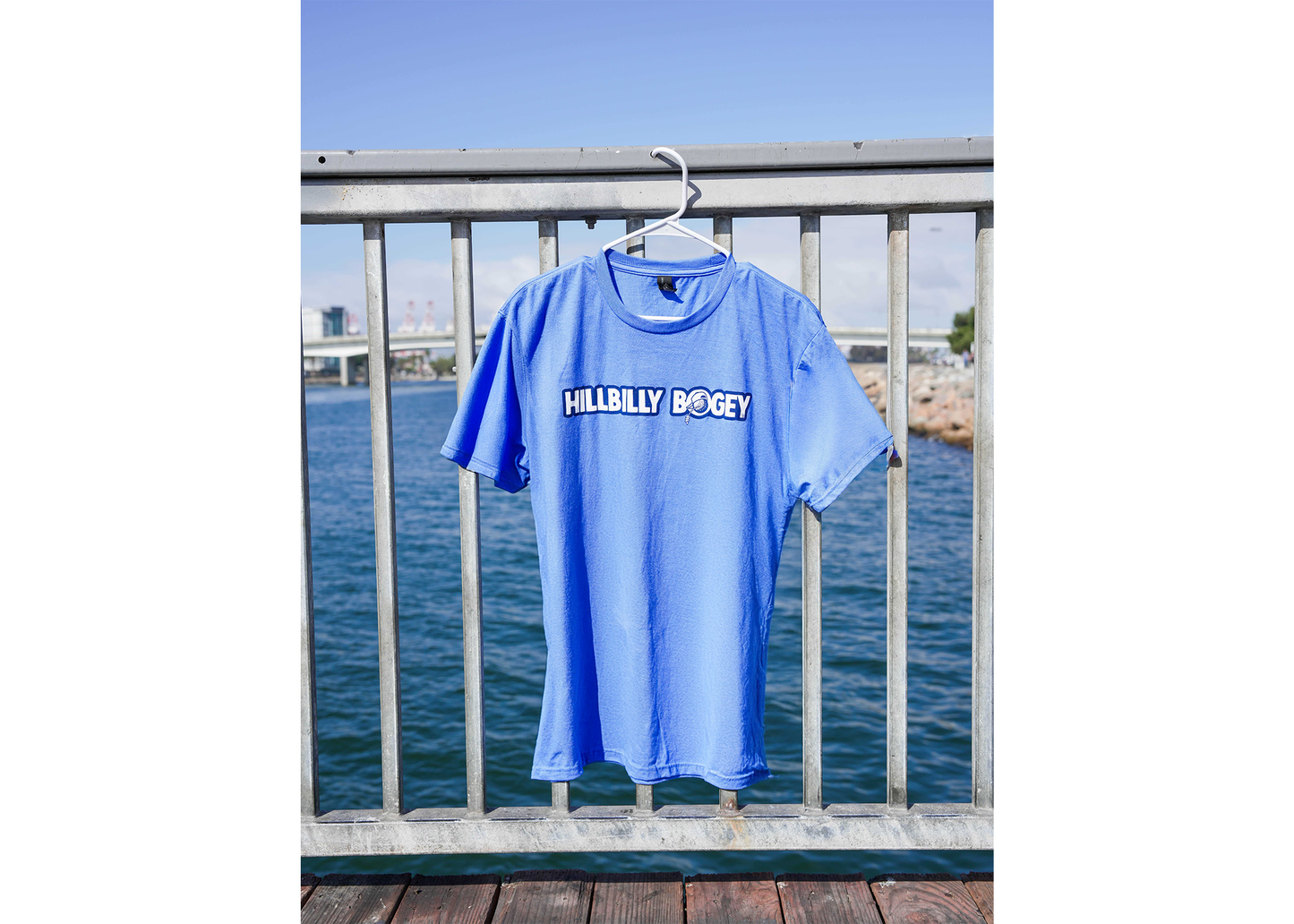 HB Light Blue Logo Tee