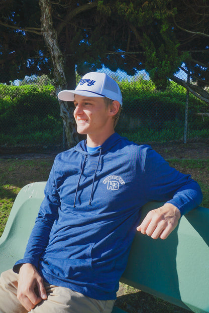 Bogey Trucker Hat | White & Navy